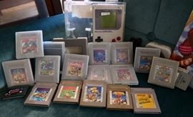 Nintendo Game Boy & Game Cartridges