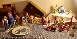 Beautiful Goebel Nativity scene and other Christmas pieces