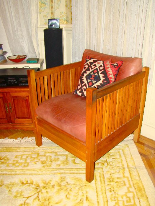 Stickley Cube Chair ( one of pr. purchased in 1990's)