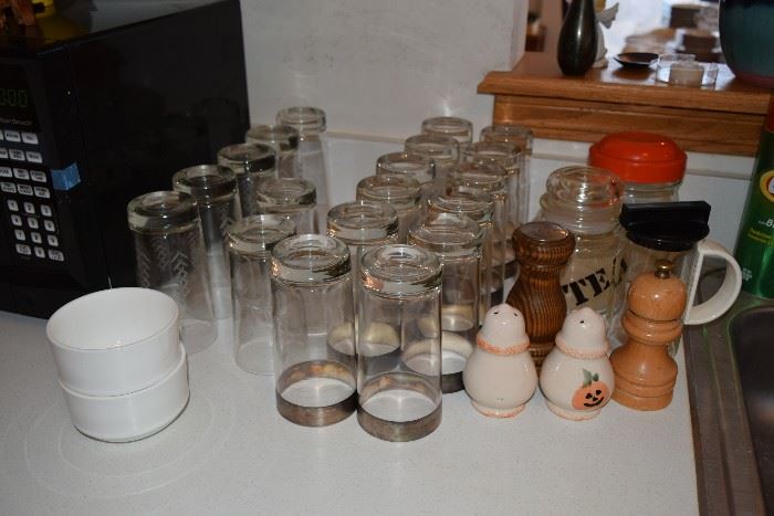 Glasses, Salt & Pepper Shakers
