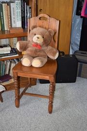 Teddy Bear and Chair
