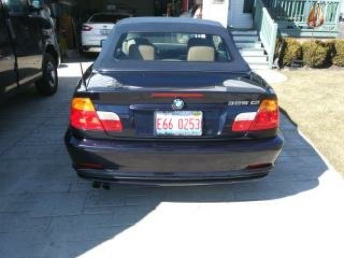 2002 BMW 325ci  178K  Florida Car. New Tires, New Brakes, New Water Pump, New Serpentine Belt, New LED interior lighting, New Headlight Covers, New Speakers, Convertible Top Redone. Asking price 5495.00 All BMW recalls done at Knauz BMW