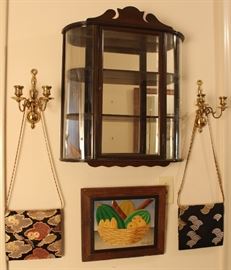 Obi-fabric purses, oil/canvas by Salnave Philippe-Auguste (Haiti)