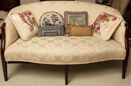 Sheraton-style settee