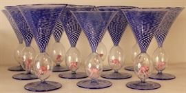 Rare set of 1930s Bimini glass (Austria)