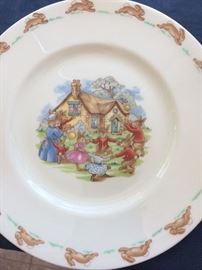 Bunnykins plate