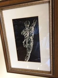 Original etching by artist Frank Carroll