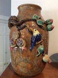 Over size Asian pottery vase