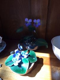 Enamel violets