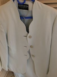 Pastel/mint green suit