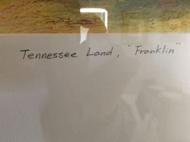 Tennessee Land Franklin