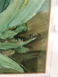 N. Whitbeck watercolors