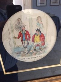 Mr. Jorrocks at Ongar Castle, 1850s English illustration art