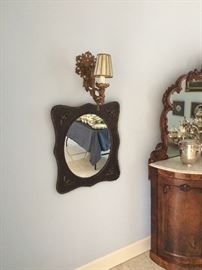 Victorian mirror, one of a pair