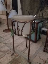 bamboo themed candle holder