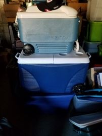 Coolers, the big one was used only once.