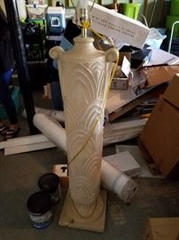Ceramic floor lamp