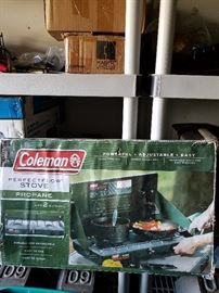 Used once Coleman Perfection Stove. Excellent condition.