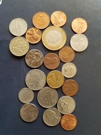 Selection of various coins