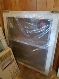 Brand new double pane larger window, still in wrap.      
37 3/4 x 40 3/4"