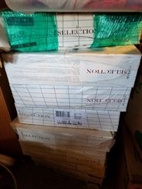 Several boxes of 3 kinds of tile