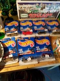 1996 hot wheels and Hess Racecar and Racer collectibles