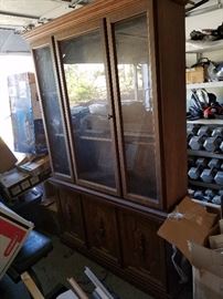Vintage Bassett China Hutch
needs glass shelves. about $24 at
Lowes