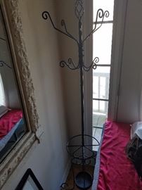 metal coat rack