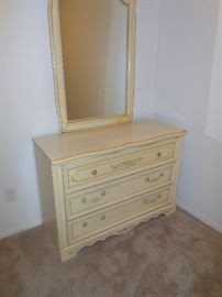 Small dresser and mirror