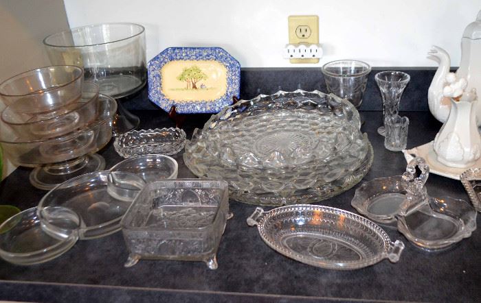 selection of glassware
