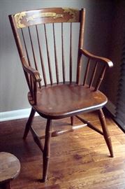 Stenciled Hudson chair.