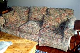 Henredon three cushion sofa.