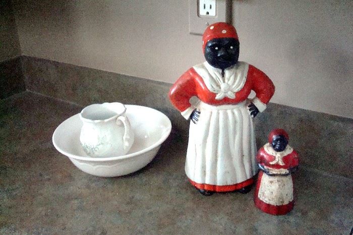 Aunt Jemima banks. Large one reproduction.