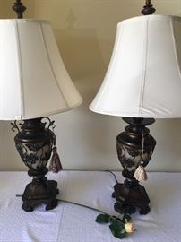 Matching table lamps