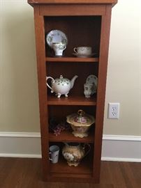 Small wood shelf unit