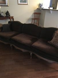Mid-century sofa, brown