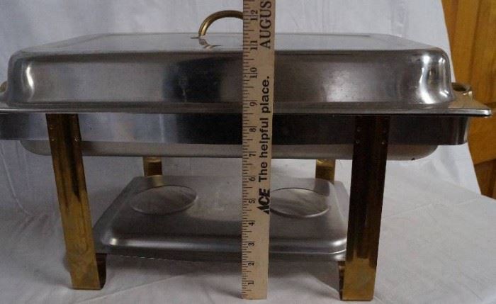 Chafing Dish - Stand, Tray and Lid - Great for Cat ...