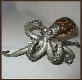 Metal and Shell Octopus 