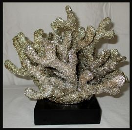 Sparkly Coral Sculpture 
