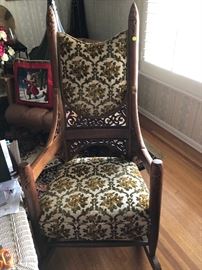 Very old rocker - beautiful detail