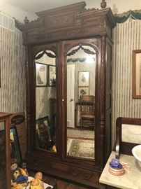 Incredible Victorian armoire