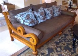 Was $650 will now be $325
Linen Sofa 8 foot long 55 deep (matches curtain panels, also a matching chair)