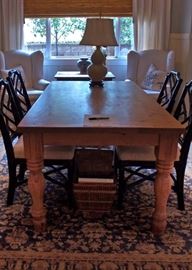 Was $600 will now be $300
Dining table 39 1/2 x 79 (table only, no chairs)