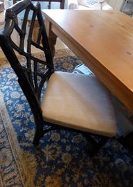 4 black chairs - sold