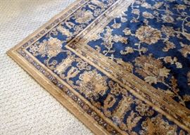 was $160 will now be $80 Blue/Gold Rug 115 x 93