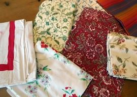 Various linens