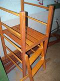 Vintage wood slide platform