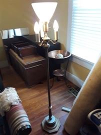 Candelabra torchiere floor lamp