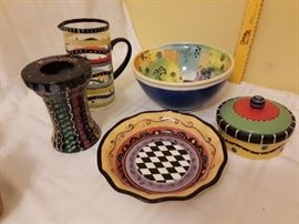 Colorful ceramics