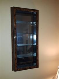 Curio wall cabinet